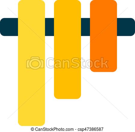 450x439 Xylophone Vector