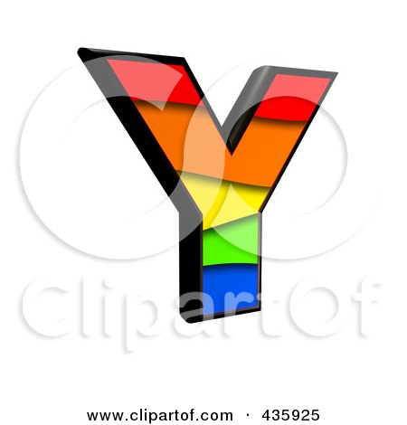 450x470 Royalty Free (Rf) Clipart Illustration Of A 3d Rainbow Symbol
