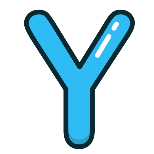 512x512 Blue Letter Y