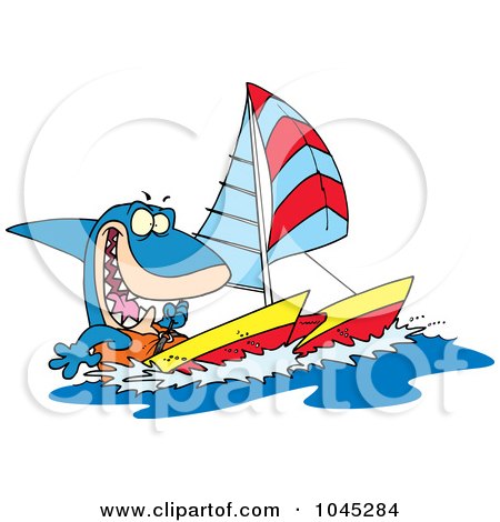 450x470 Royalty Free (Rf) Cliprt Illustration Of Cartoon Man Sailing