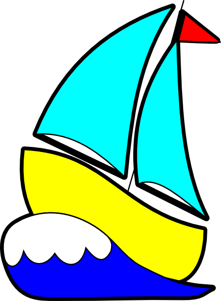 438x594 Bigger Sailboat Clip Art