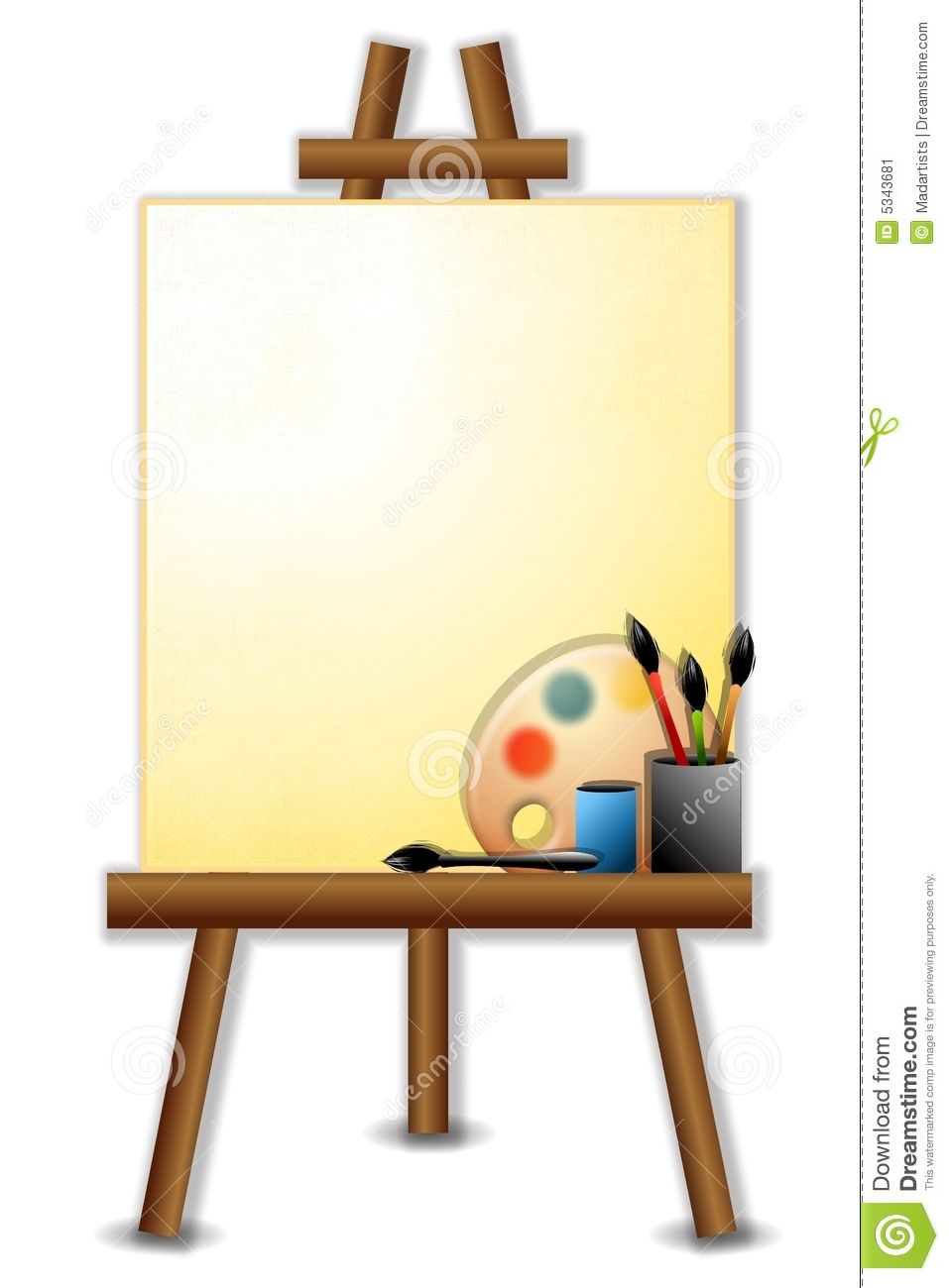 957x1300 Drawings Of Easels For Painting Images