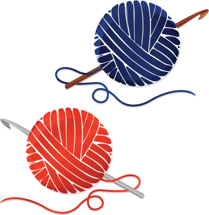 408x420 Collection Of Yarn And Crochet Hook Clipart High Quality