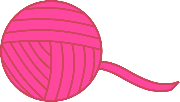 600x342 Pink Ball Of Yarn Clip Art Free Vector 4vector