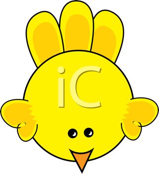 321x350 Cartoon Clip Art Of A Yellow Bird