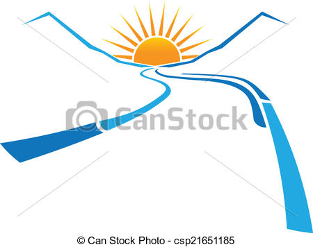 450x356 Road Clipart Sunset