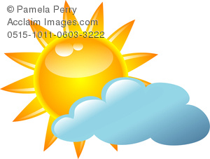 300x227 Sun Peering Clipart