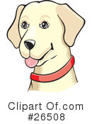 130x175 Yellow Lab Clipart