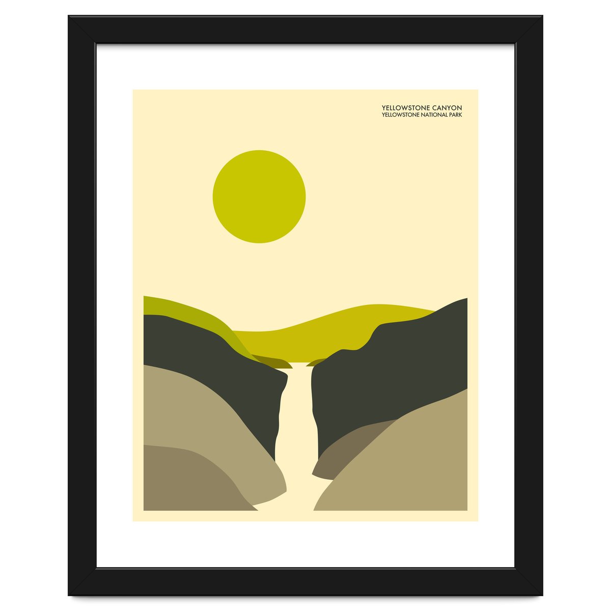 1200x1200 Yellowstone National Park Art Print By Jazzberry Blue Arthaus