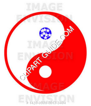 301x350 American Ying Yang Clipart Graphic