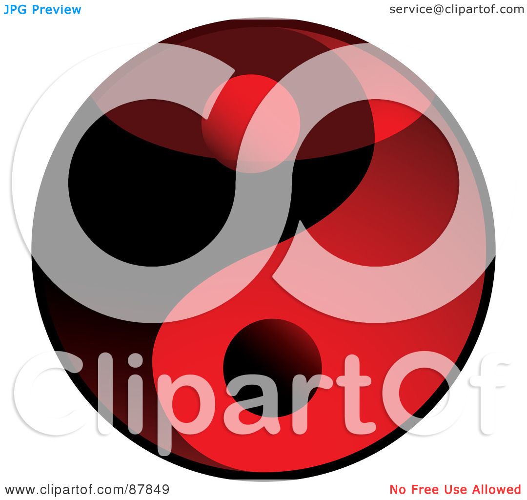 1080x1024 Royalty Free (Rf) Clipart Illustration Of A Shiny Red And Black 3d