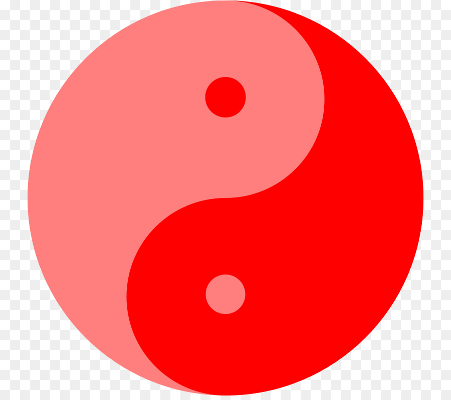 900x800 Red Yin And Yang Clip Art