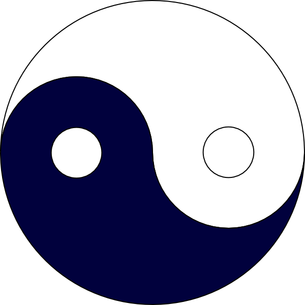 600x600 Yinyang Clip Art