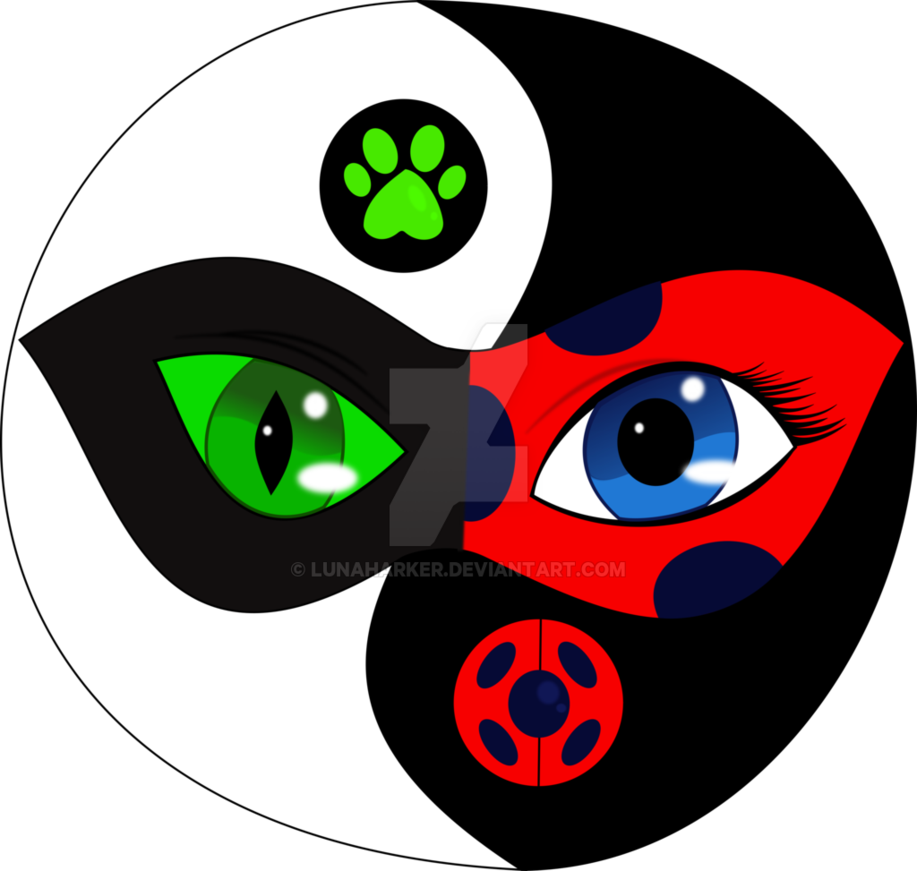 917x871 Miraculous Ladybug Yin Yang By Lunaharker