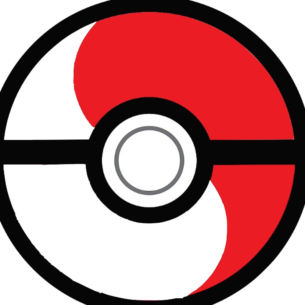 1000x1000 Pokeball Ying Yang By Ethanbradberry Redbubble