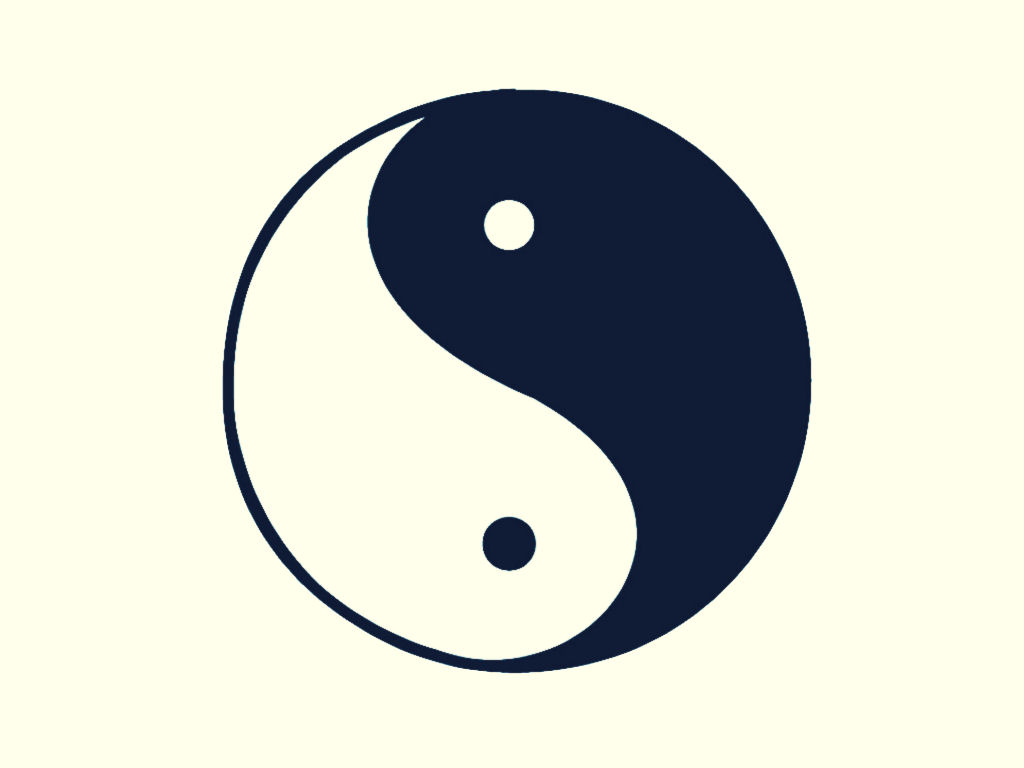 1024x768 Yin Yang Wallpaper By Dragon8000