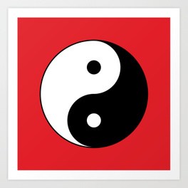 264x264 Ying Yang Art Prints Society6