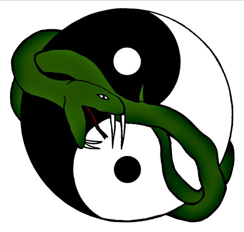 800x759 Ying Yang Snake By Shorte18885