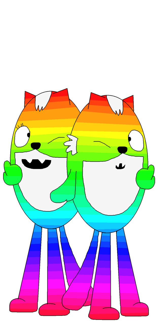 615x1300 Yo Gabba Gabba! Oc Rain And Sunny By Poppyraps
