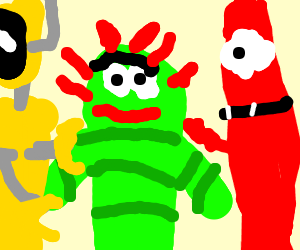 300x250 Sacrificing Green Dude From Yo Gabba Gabba