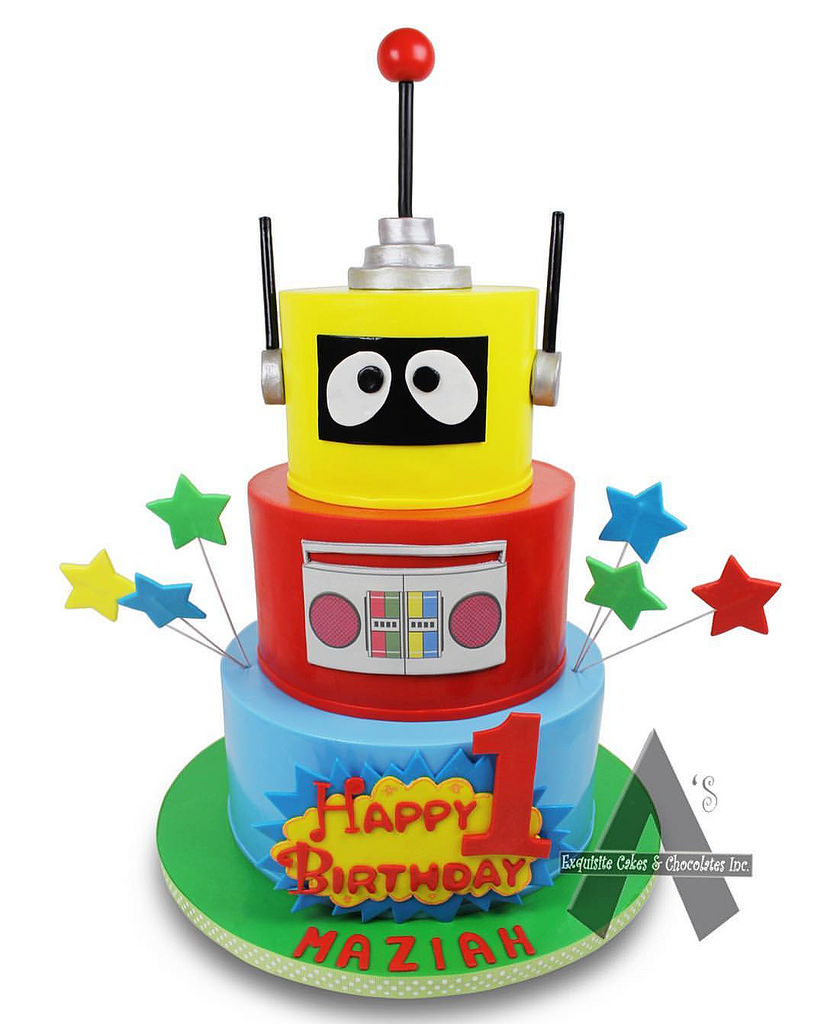 824x1024 Yo Gabba Gabba Birthday Cake
