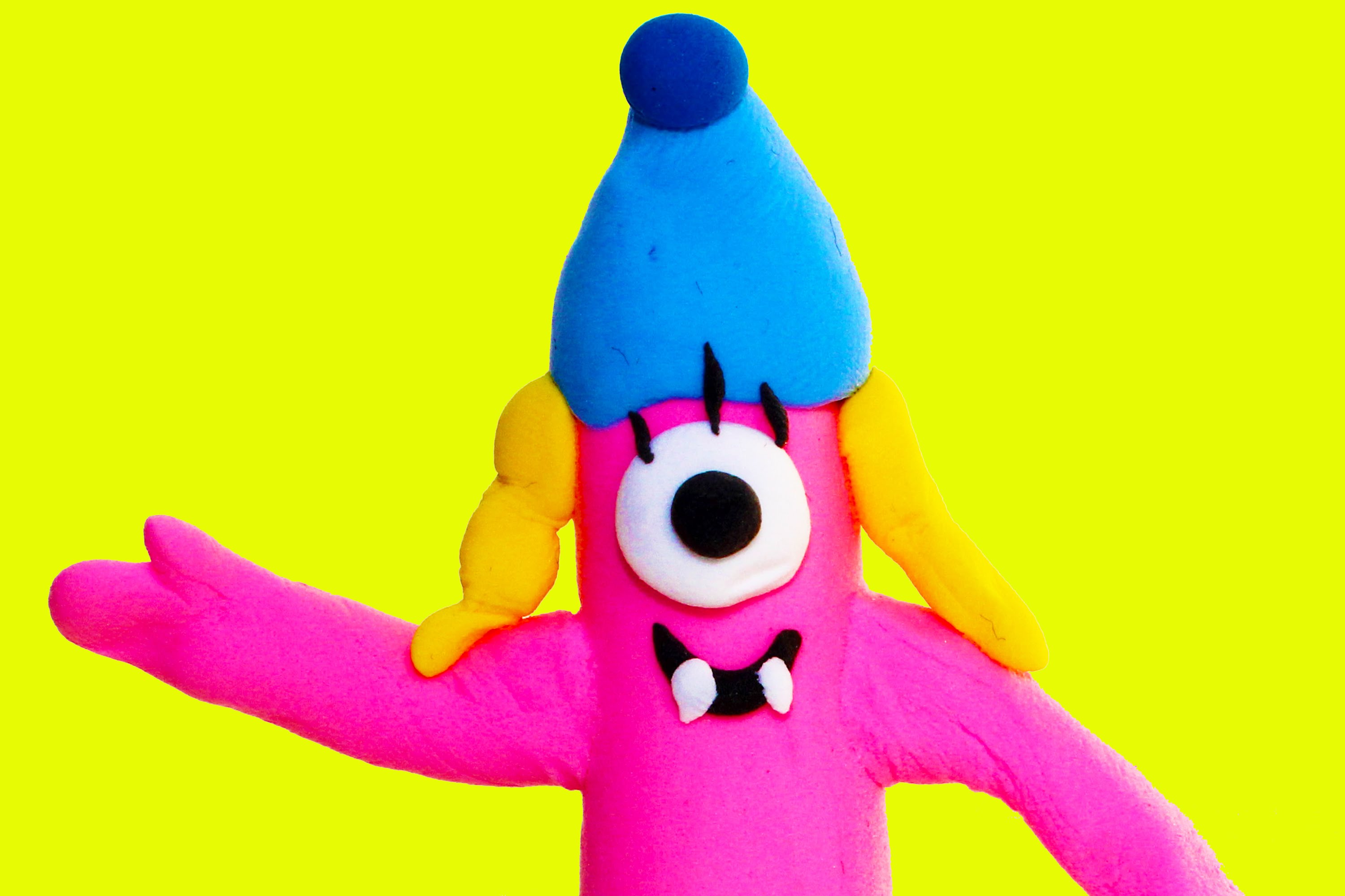 3000x2000 Learn To Make Muno's Sister Chibo Using Play Doh, Yo Gabba Gabba'S