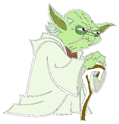 408x427 Free Download Of Yoda Vector Logo