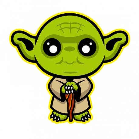 458x458 Cute Yoda Clipart