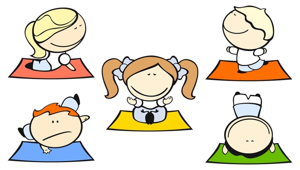 1000x566 Kids Yoga Clip Art