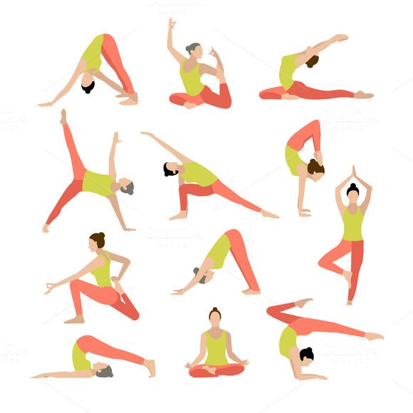 580x580 Yoga Illustrations My Blog