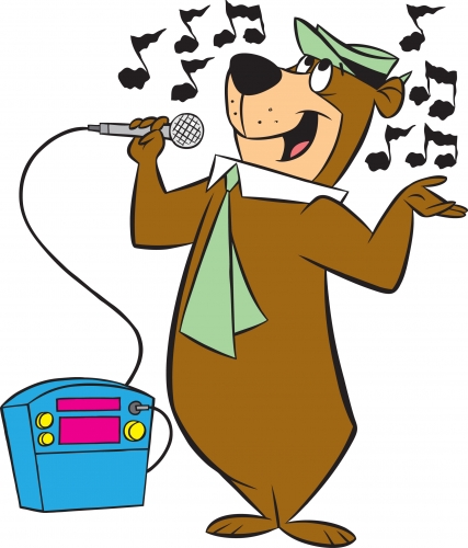 427x500 Yogi Singing Happy Days By Huckandlil