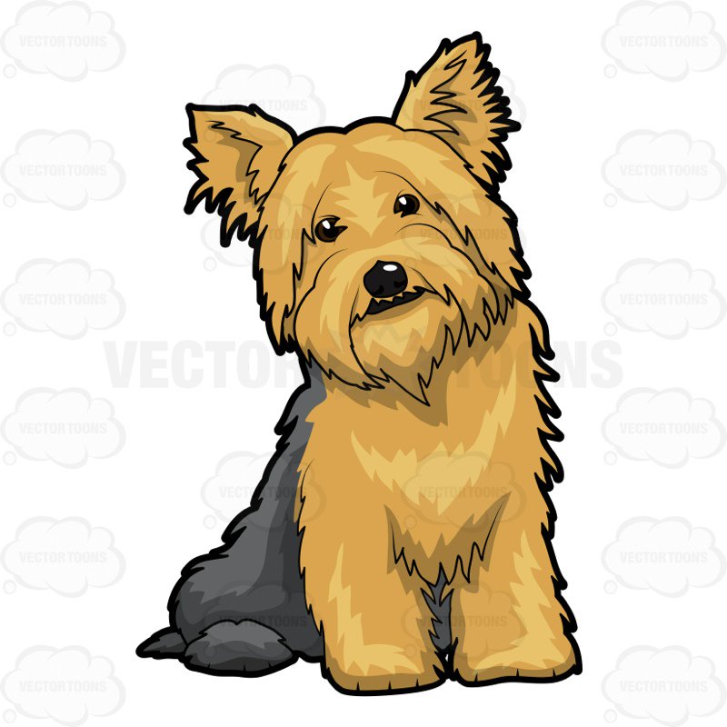 800x800 Adorable Looking Dog Sitting Comfortably On Floor Cartoon Clipart