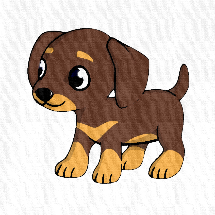 847x847 Brown Clipart Puppy