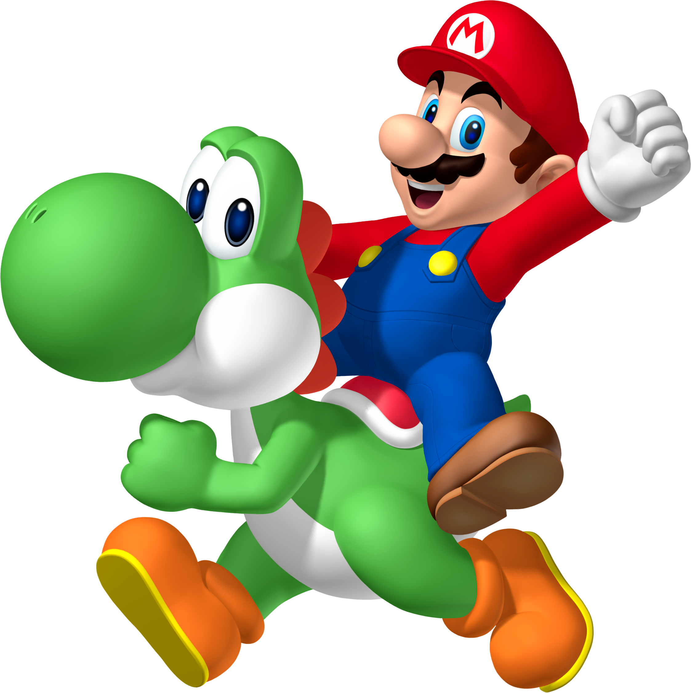 2245x2254 Mario Riding Yoshi.png Yoshi