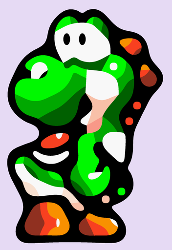 352x512 Depixelizing Pixel Art