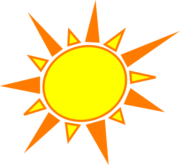 600x550 Clip Art Sunshine