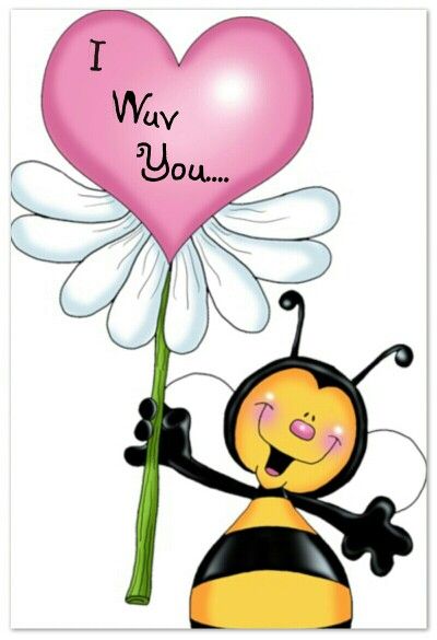 400x585 I Love You Rock Painting Bees, Rock Painting