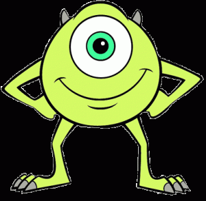 300x292 Monsters Inc Clip Art Free Mike Monsters Inc Clipart Clipartfest