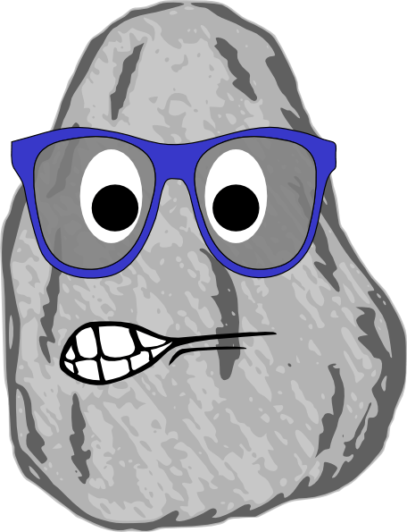 456x595 Cartoon Rock Cliparts