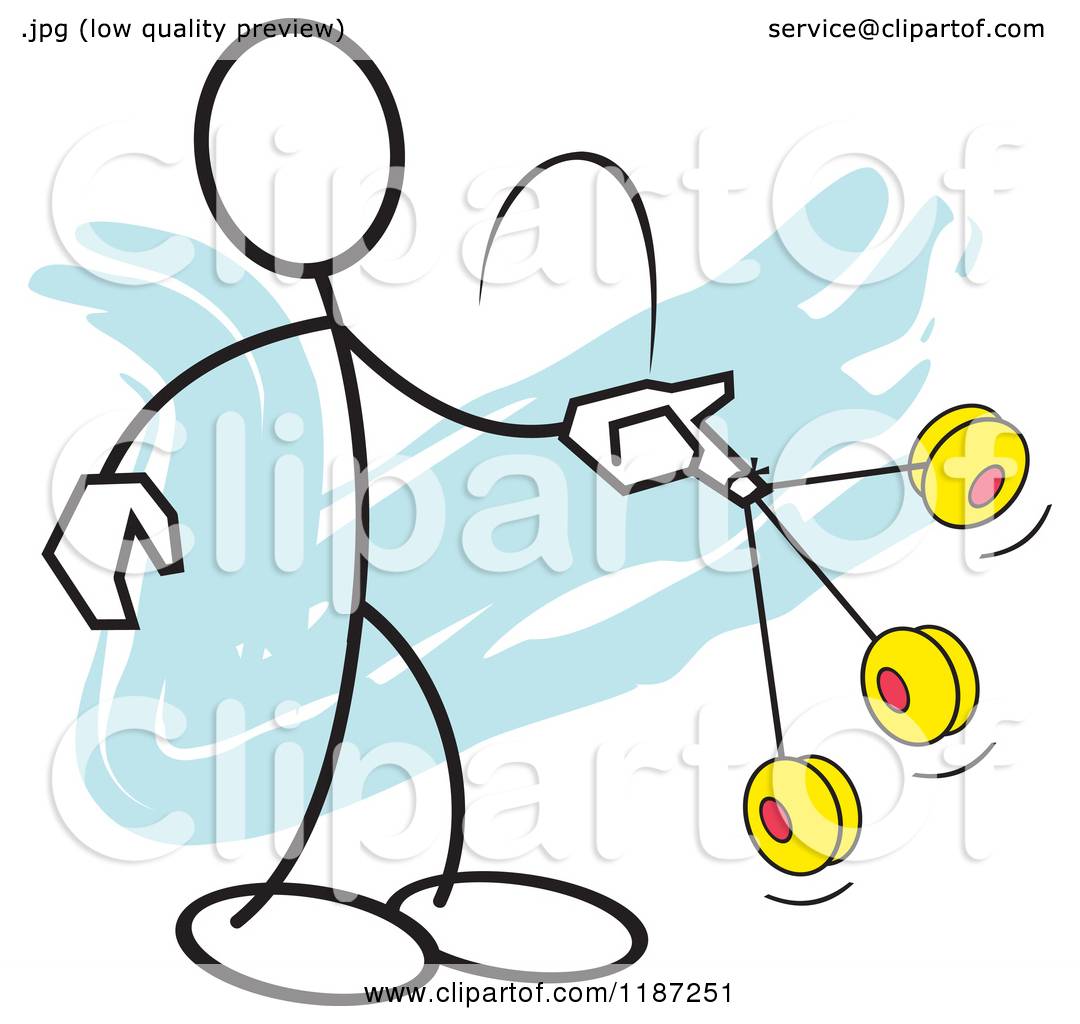 1080x1024 Cartoon Of A Stickler Man Yo Yo Ace