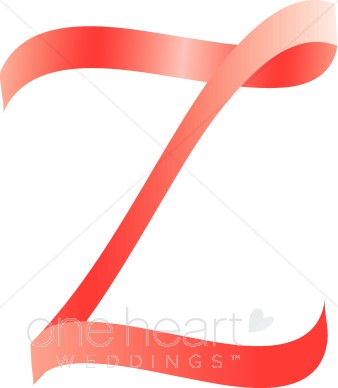 338x388 Letter Z Clipart Pink Ribbon Alphabet