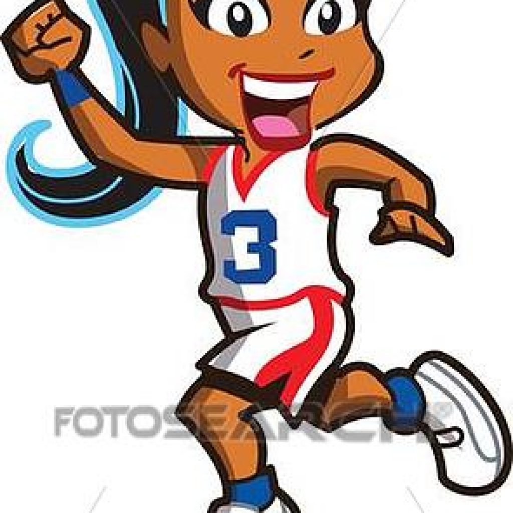 1024x1024 Girls Basketball Clip Art