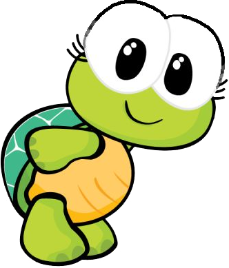 332x389 Tortue Sympa, De Trois Quart Peinture Sur Bois