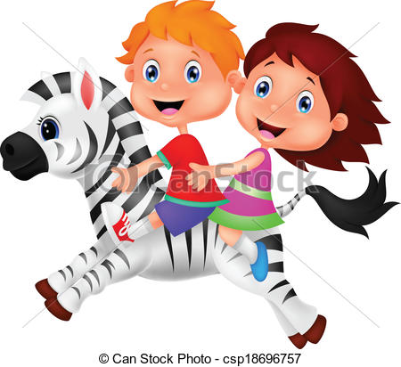 450x412 Zebra Boy Clipart