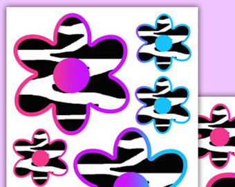 340x270 Rainbow Zebra Print Etsy