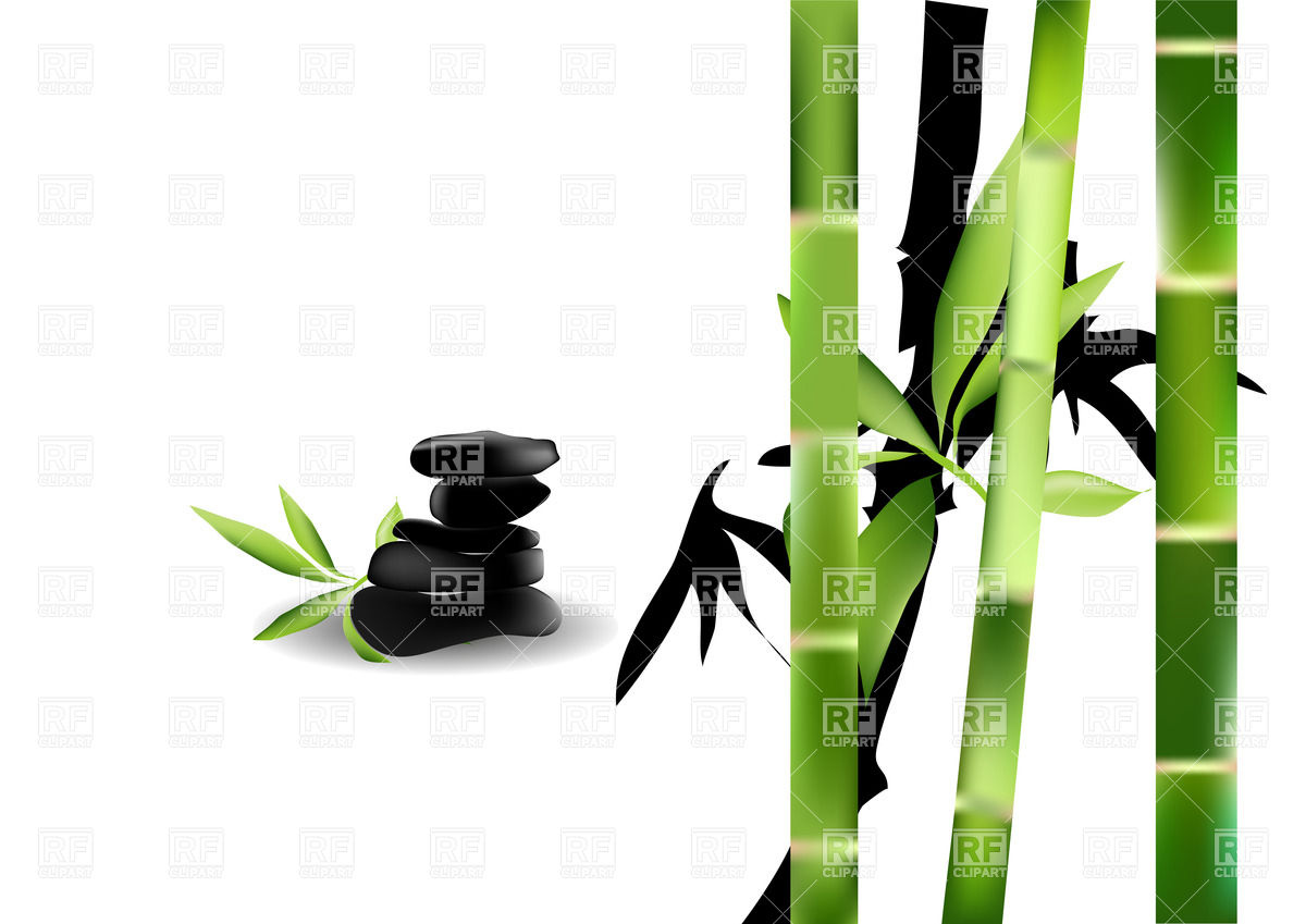 1200x849 Zen Stones And Bamboo Stems Royalty Free Vector Clip Art Image