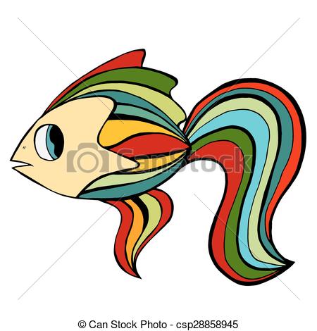 450x470 Zentangle Stylized Fish. Hand Drawn Doodle Vector Eps Vector