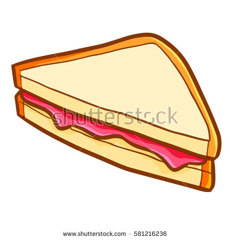 450x470 Sandwich Clipart Strawberry Jam