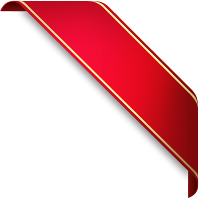 400x399 Simple Red Ribbon Clip Art