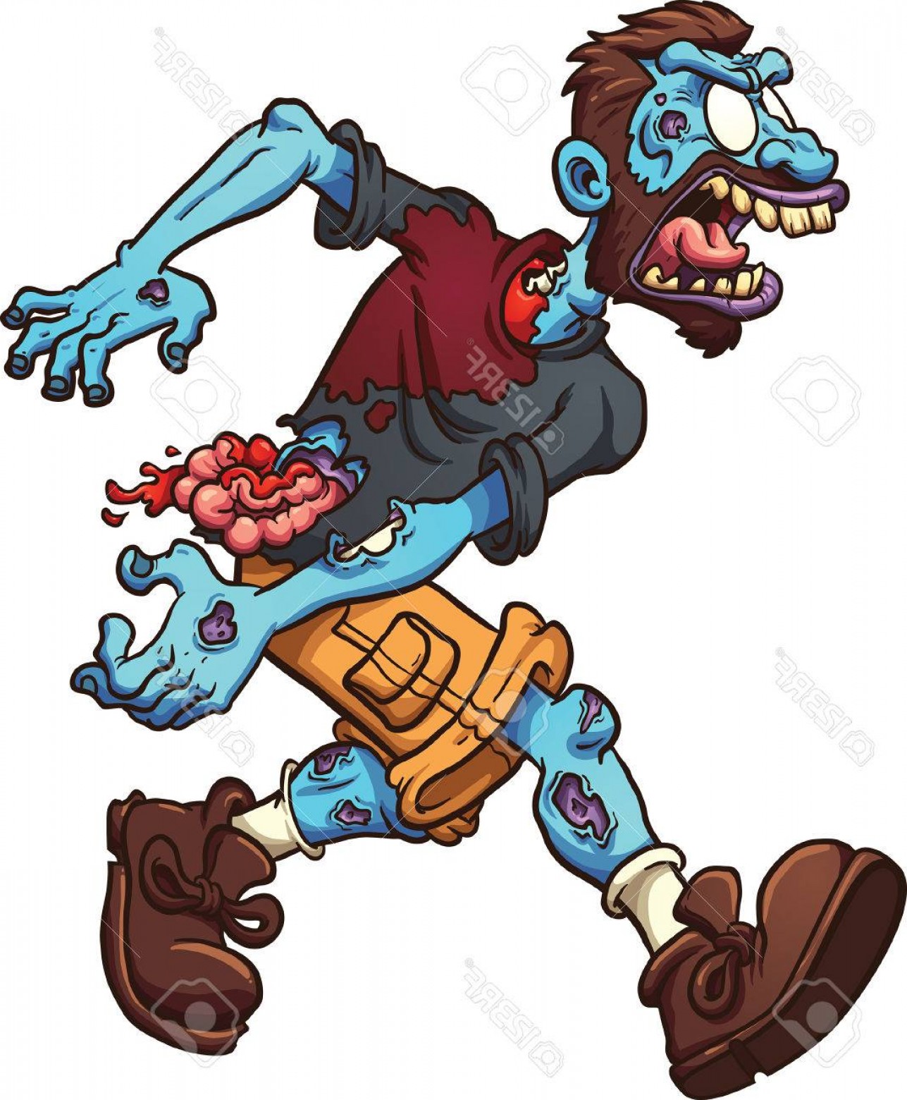 1287x1560 Zombie Vector Clip Art Lazttweet